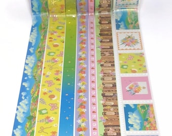 WASHI SAMPLES:  Simply Gilded July 2024 Sub Box "Wildflower"