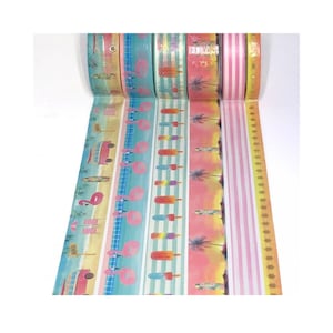 WASHI PROBEN: Simply Gilded Juni 2025 Sub Box "Sommerferien"
