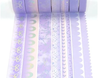 WASHI SAMPLES:  Simply Gilded 2022 Purple Galaxy 30.0