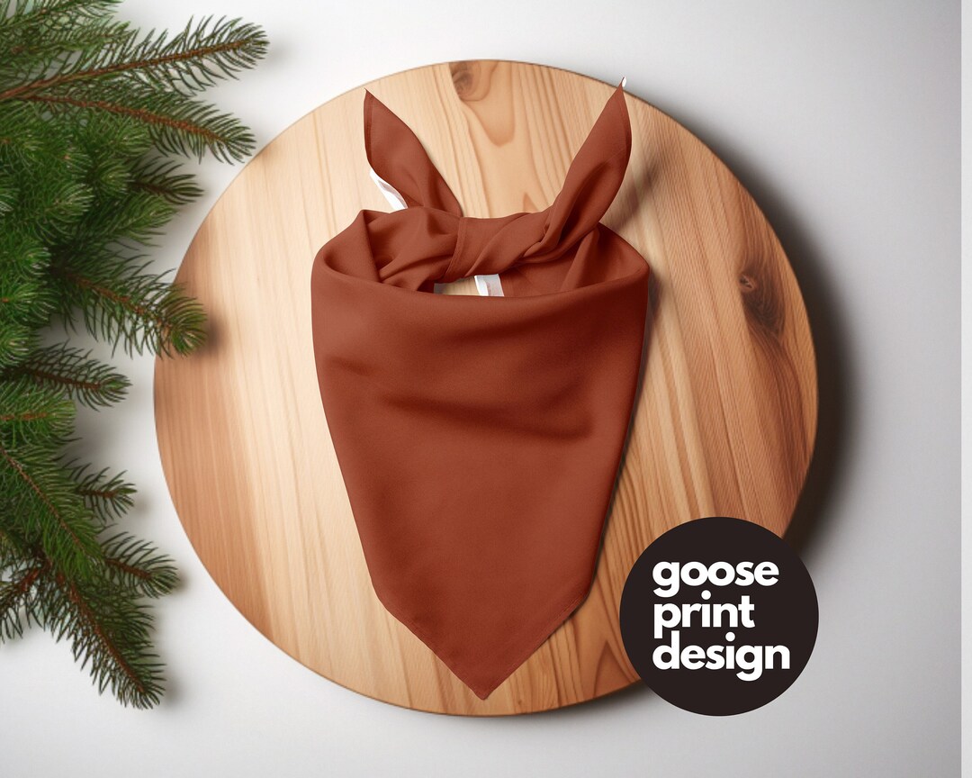 Red Dog Bandana Dark Red Pet Bandana Cute Dog Bandana Etsy