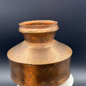 Hand-beaten Copper Pot, Water Pot, Indian?  Hindu?