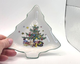 Nikko Japan Christmas Tree Shaped Small Candy Dish - Etsy Canada