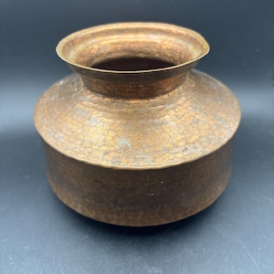 Hand-beaten Copper Pot, Water Pot, Indian
