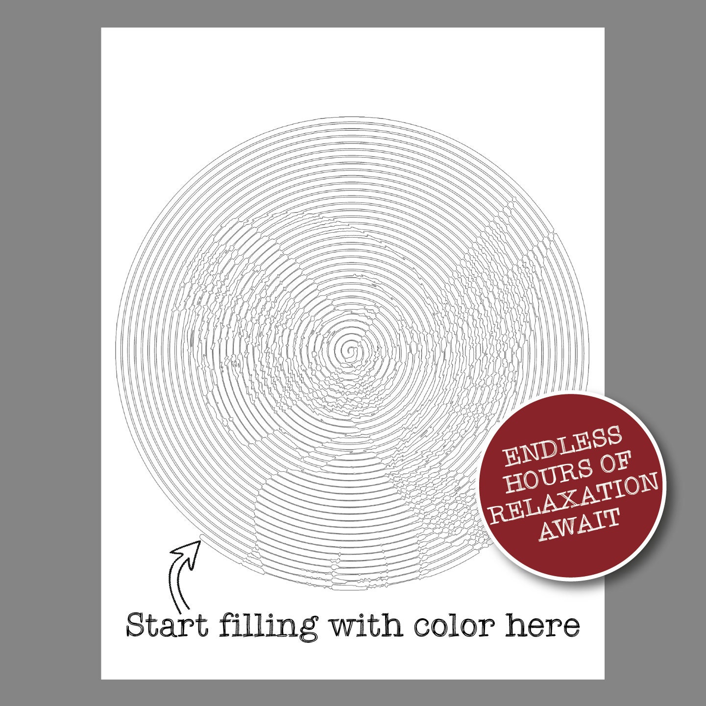 Goth Christmas Fairies Coloring Pages, Spirals Coloring Pages for ...