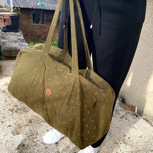 Weekend bag/travel bag/cotton gauze bag