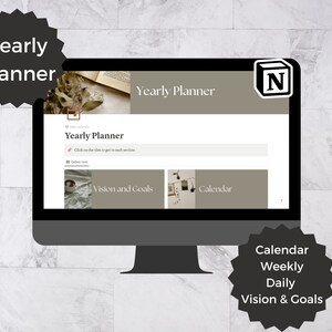 Notion Template Personal Planner | Aesthetic and Minimal design | Digital Editible Template Bundle | Notion Weekly and Daily Planner