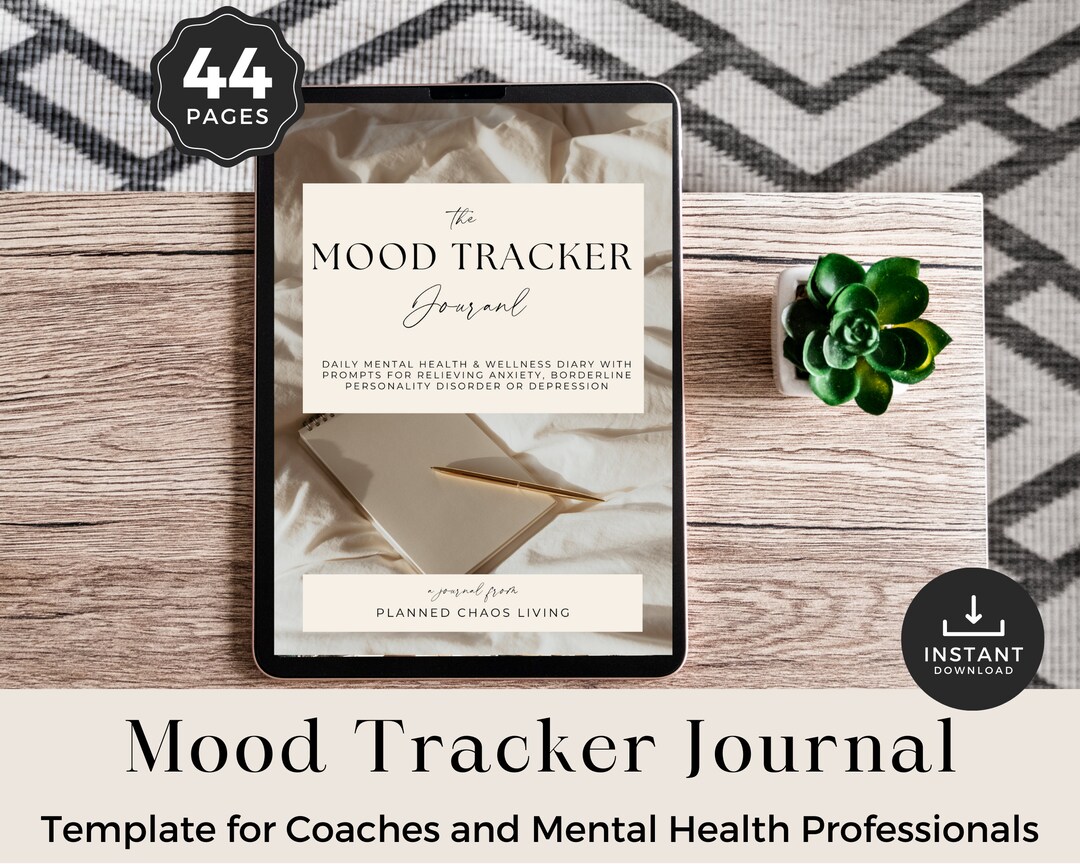 Mood Tracker Canva Template INSTANT DOWNLOAD Coaches and Course ...