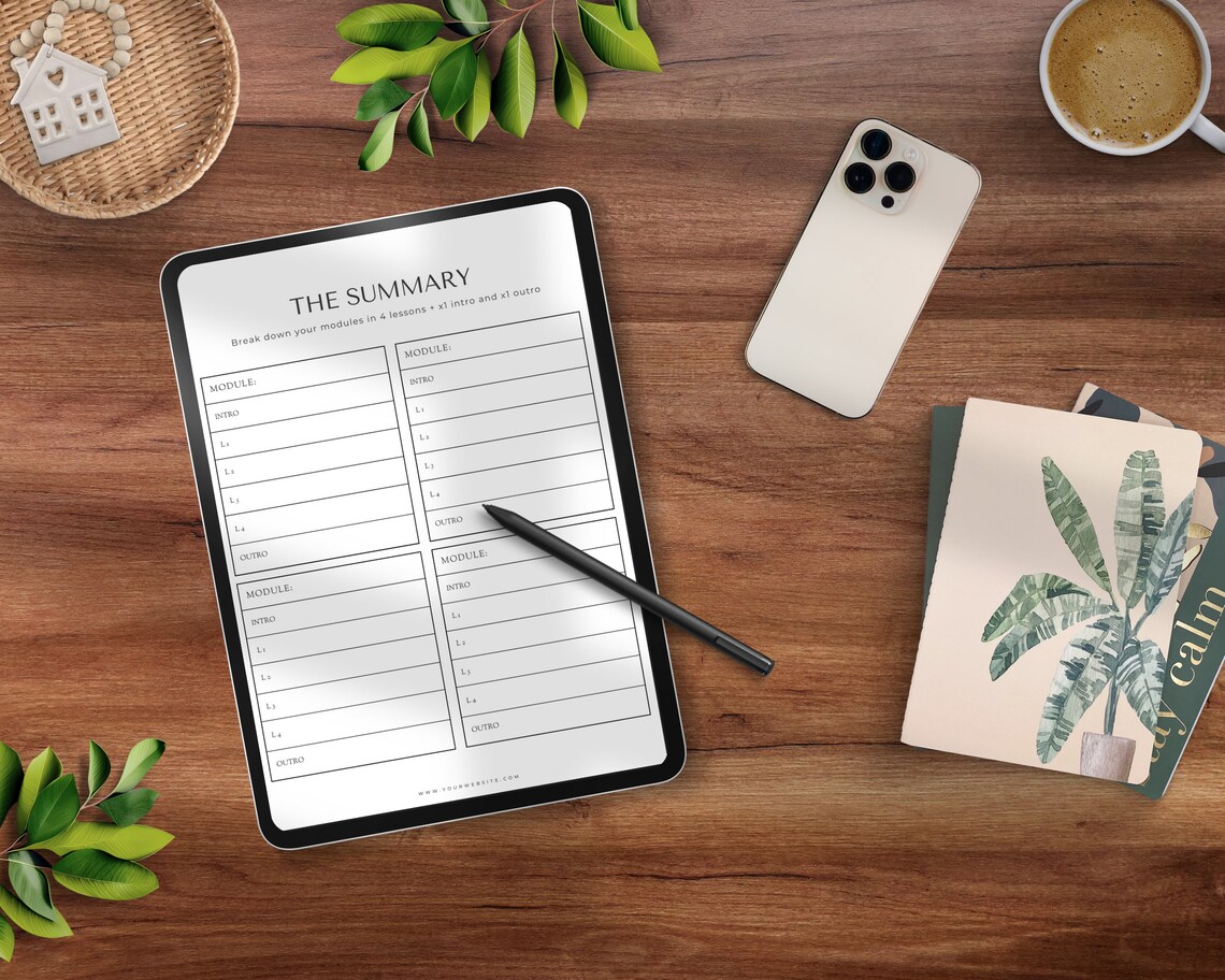 Course Creators Planner INSTANT DOWNLOAD Coaches Printable Planner ...