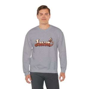 Retro Java-logotyptröja | Typografi för kaffekopp