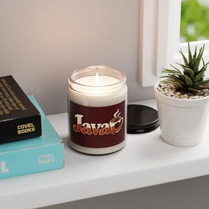Java coffee logo Candle | 9oz soy candle
