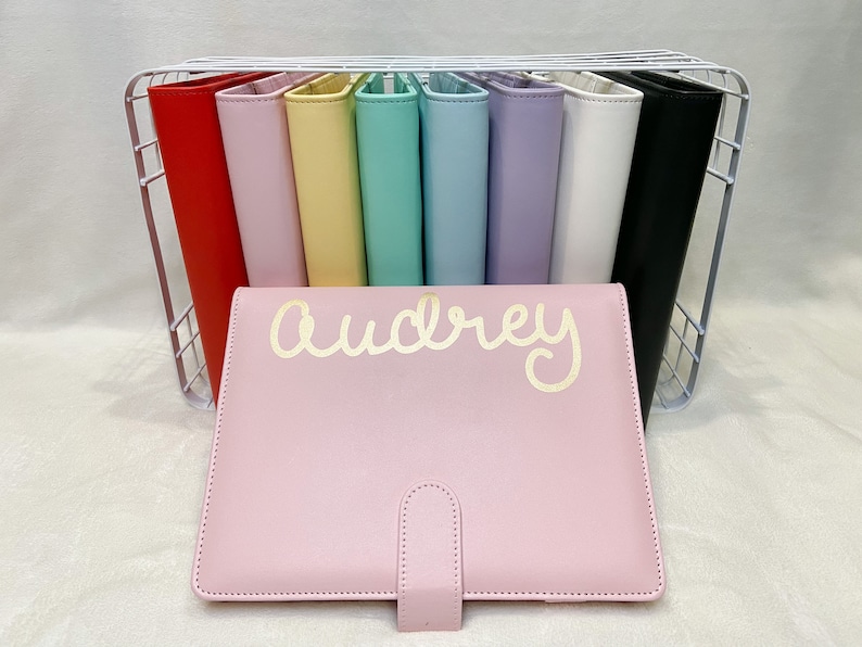 Personalized A5 Bullet Journal Binder | Custom Name 6 Ring Refillable ...