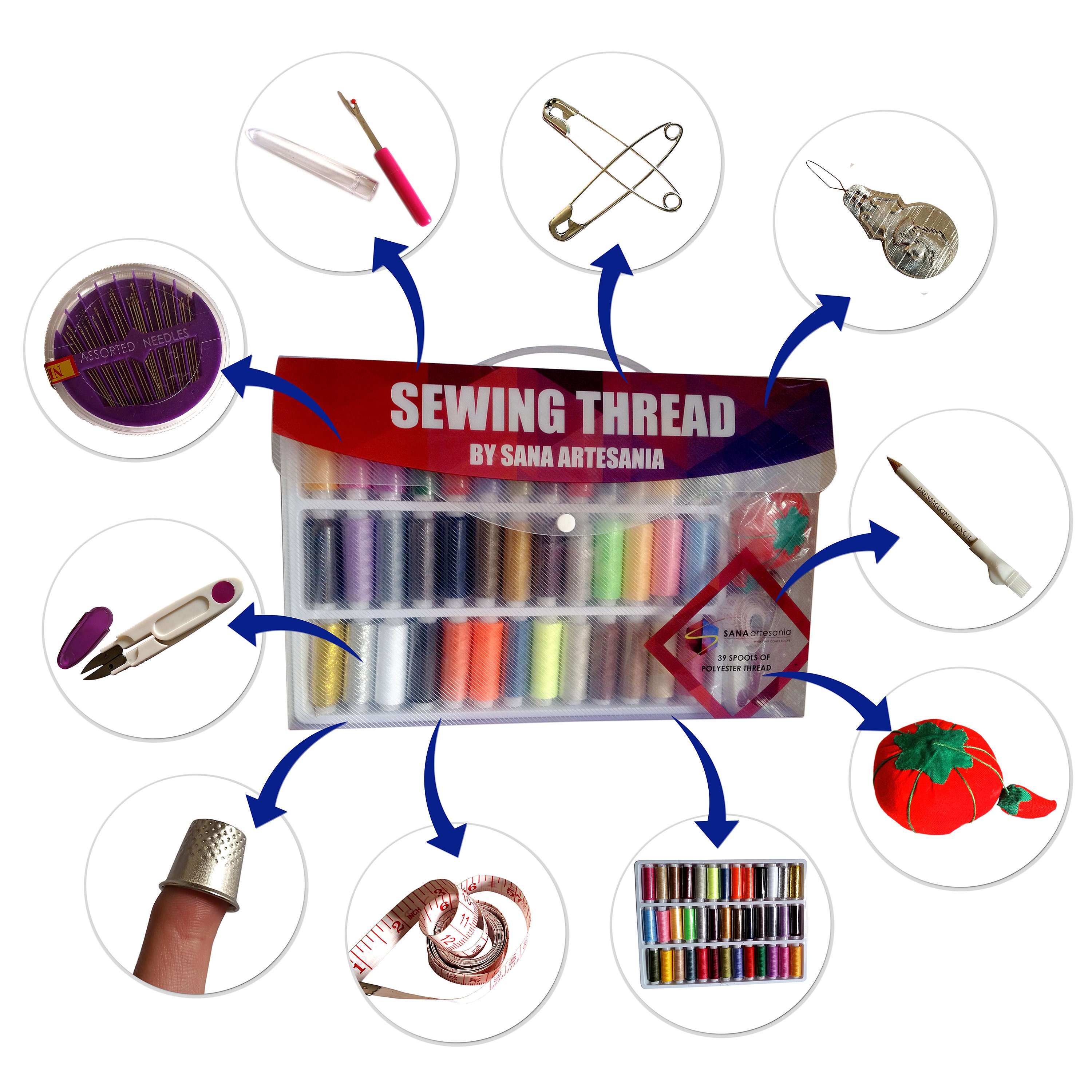 Seam Ripper Thread Cutter Seam Remover With Plastic Handle 1 Pcs