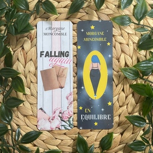 Bookmarks Morgane Moncomble, Falling again and In balance