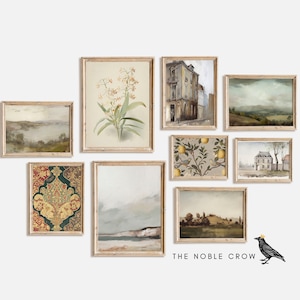 Somerset Gallery Wall Set Print | Printable Wall Decor | Printable Wall Art | Art Prints Vintage | Digital Prints Neutral Wall Art | AR1310