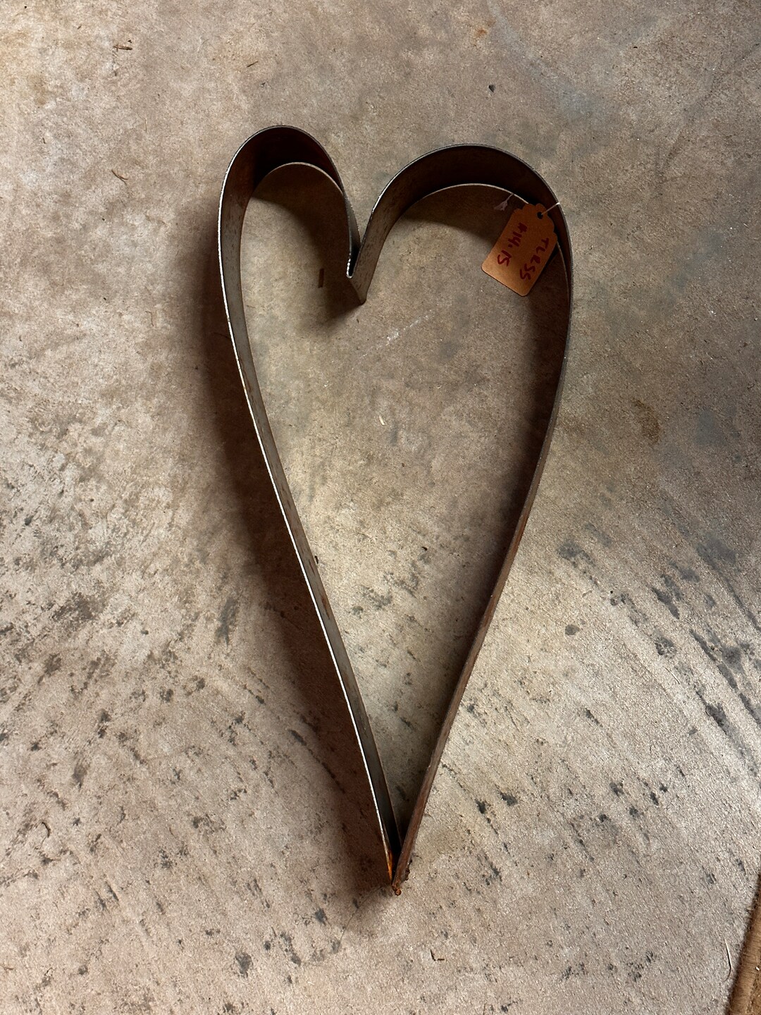 Heart Funky Chunky Metal Heart large Etsy