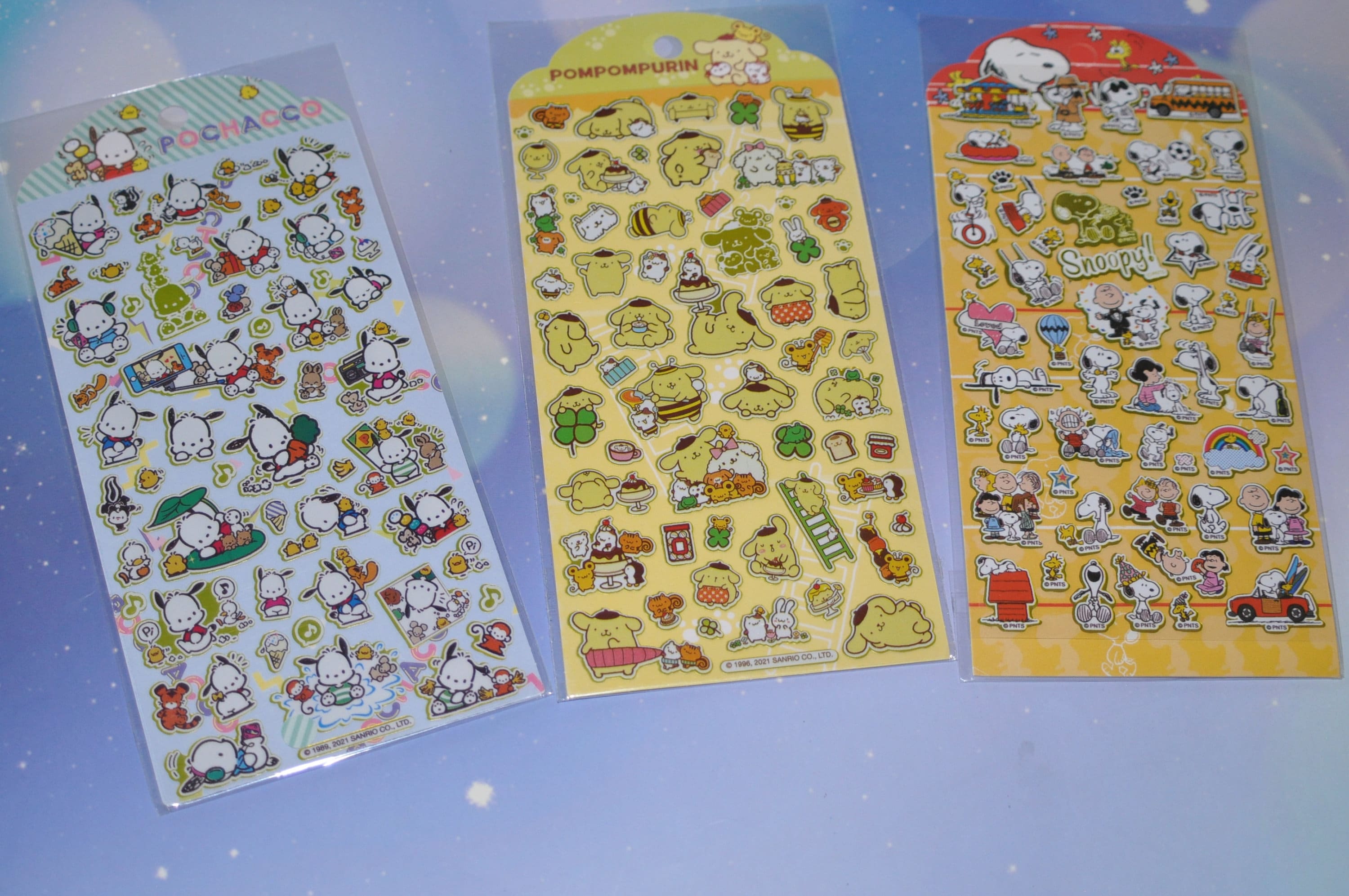 Hello Kitty - Lindas pegatinas epoxi hoja con bolsa de moda monedero de  papel (amarillo)