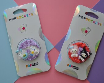 Kawaii Cinnamoroll/Kuromi/My Melody Decoden Phone Grippy Accessory