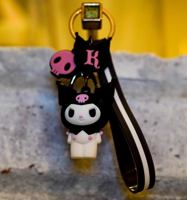 Hello Kitty Keychain My Melody Cinnamon Roll Charm Kuromi Sanrio