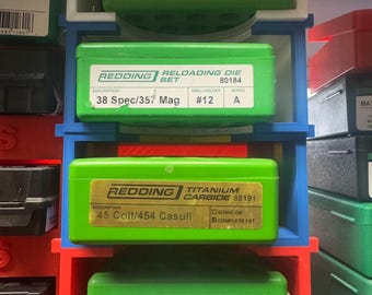 3D Printed Storage Box for Reloading Dies