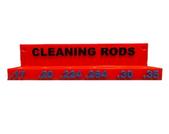 3D printed Cleaning Rod custom holder.