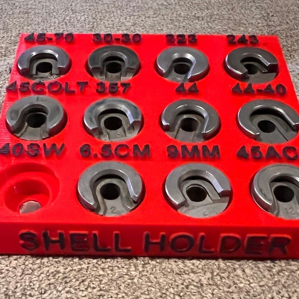 Universal Shell Plate Holder. 3D Printed magnetic.