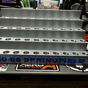 Loading tray bleacher style. holds Qty 50