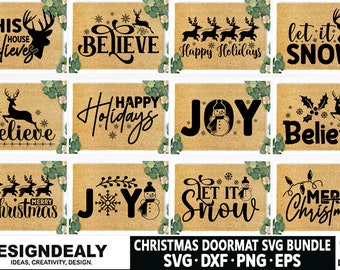 Christmas Doormat SVG Bundle, Doormat Bundle, Christmas Doormat Bundle, Funny Doormat svg, Christmas svg, dxf, png instant download