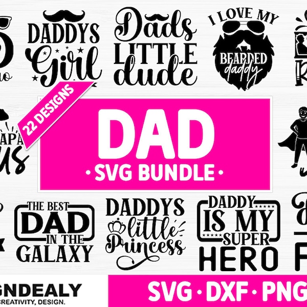 Father's Day SVG Bundle, world best dad svg, fathers day t shirt svg, cool dad t shirt svg, cut files, world best dad in the galaxy svg