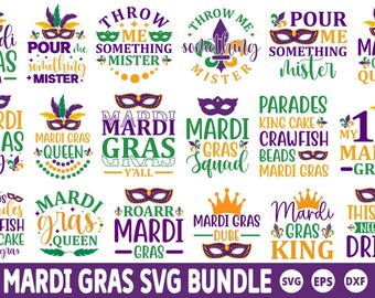 Mardi Gras SVG Bundle, Mardi Gras Svg, Sublimation Files, Mardi Gras svg, Sublimation Bundle svg, Mardi gras svg, Mardi gras day, cut files