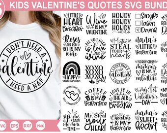 Kids Valentine's SVG Bundle, Kids Valentine svg Bundle, Valentine's Day svg, Love svg, Heart svg, Be mine svg, My first valentine's day
