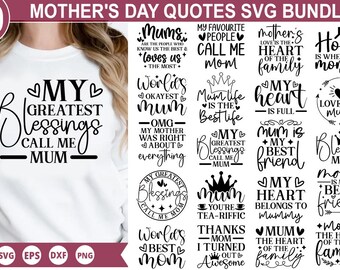 Mom SVG Bundle, Best Mom Ever, Mother's Day Surprise, Love You Mom, Mother's Day Celebration, Mom's Day Out, Mothers day t shirt svg