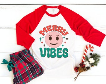 Merry Christmas sublimation, Christmas t shirt, Merry and bright, Stay home Christmas, Christmas vibes, Merry vibes, Christmas home decor