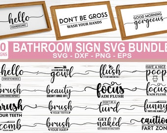 Bathroom svg Bundle, Bathroom sign svg, Bathroom towel svg, Bathroom Funny Quotes, Bathroom saying svg, Digital Download