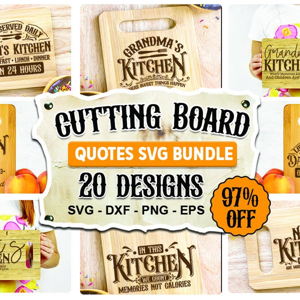 Cutting Board svg bundle, kitchen Quotes SVG Bundle, My kitchen my rules svg, Kitchen quotes, mama's kitchen svg, Grandma's kitchen svg