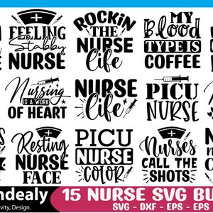 Nurse SVG Bundle, Nurse Quotes SVG, Doctor Svg, Nurse Superhero, Nurse Svg Heart, Nurse Life, Stethoscope, Cut Files For Cricut, Silhouette