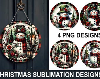 Christmas Round Signs Bundle, Snowman round sign, Christmas round sign, Christmas Decor, Christmas office decor, png sublimation, png