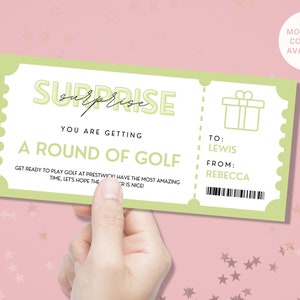 Personalisierte Überraschung (jedes Geschenk) Couponticket - Passen Sie mit Ihren eigenen Details an - Überraschungsgeschenkkarte - Geburtstags-Weihnachtsgeschenk