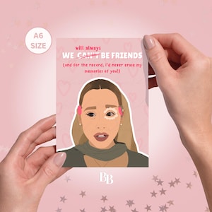 Ariana Grande &#39;We Can&#39;t Be Friends&#39; Birthday Occasion Greeting Card - Music Video (A6 Size)