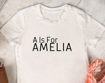 Personalized Kids Shirt: Custom Name, Back to School Clothes