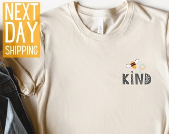 Bee Kind Shirt: Women's Kindness Graphic Tee