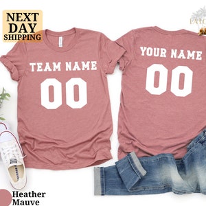 Customized Sport Shirt, Name and Number, Customized Football Shirt, Personalized Sport Shirt, Customized Jersey, Oversized Jersey Team Shirt