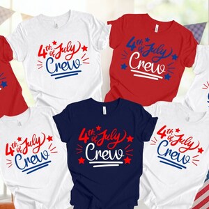 Family 4th Of July, Fourth Of July Crew, Independence Day, 4th Of July Crew, Family Matching Shirt, Patriotic T-Shirt, American Family Shirt