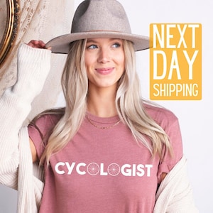 Cycologist T-shirt, Vintage Bicycle T-Shirt, Retro Bike Shirt, Bike Lover Gift, Biker Outfit, Cycling Gift, Nature Lover Bike, Bicycle Tee