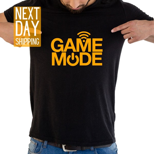 Game Mode Shirt, Gift For Boys, Video Game T-Shirt, Gamer Youth T-Shirt, Game Mode Tee, Shirt For Kids, Tee for Kids, Gift For Gamer