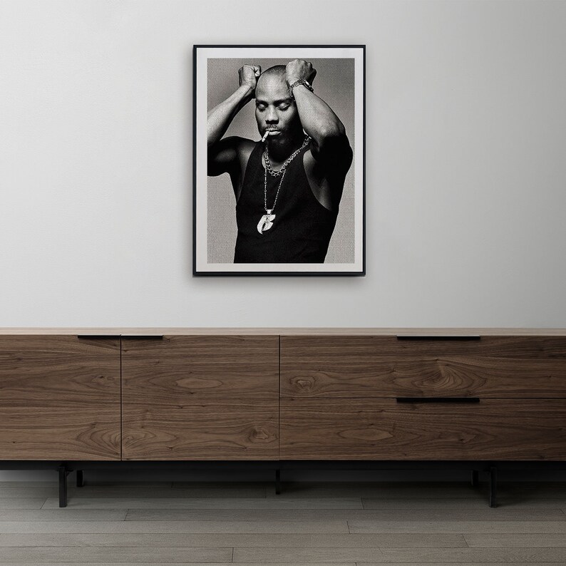 DMX Rapper Poster Wall Art DMX Ruff Ryders Rapper Art Music Studio