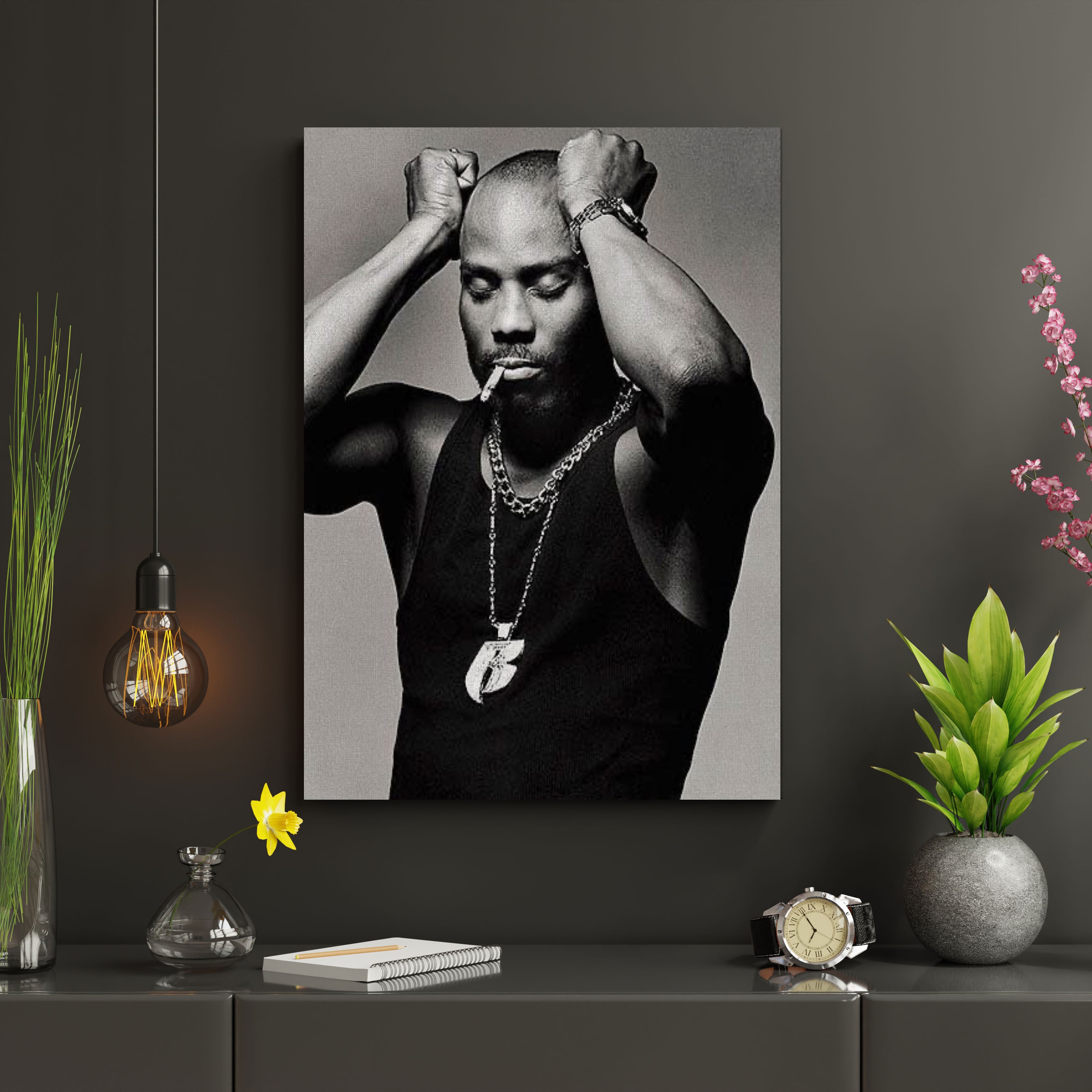 DMX Rapper Poster Wall Art DMX Ruff Ryders Rapper Art Music Studio ...