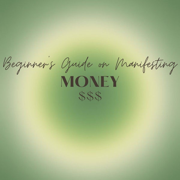 Beginner's Guide on Manifesting MONEY