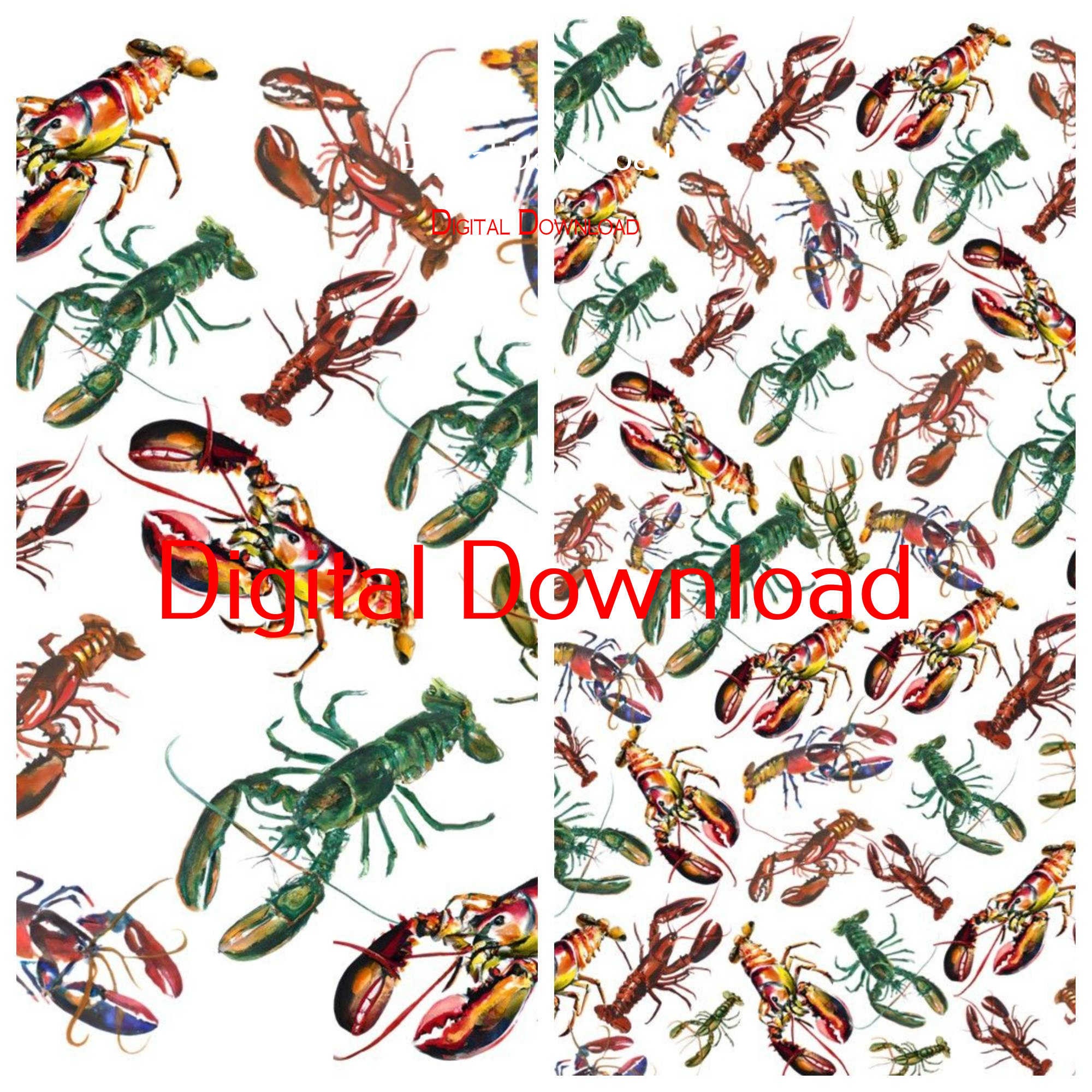 Watercolor Decoupage Drawings High Quality Digital Download Use With Inkjet Printer and Plain