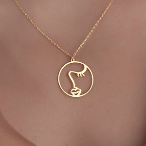 Dainty Women Necklace, Tiny Gold Jewelry, Minimalist Necklace, Gold Jewelry, Unique Women Jewelry, Gold Filled Jewelry, Teenage Girl Gifts