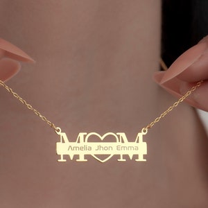 Collar personalizado para mamá, regalo perfecto para mamá, collar con nombre delicado, collar para mamá, joyería con nombre pequeño, regalos para la abuela
